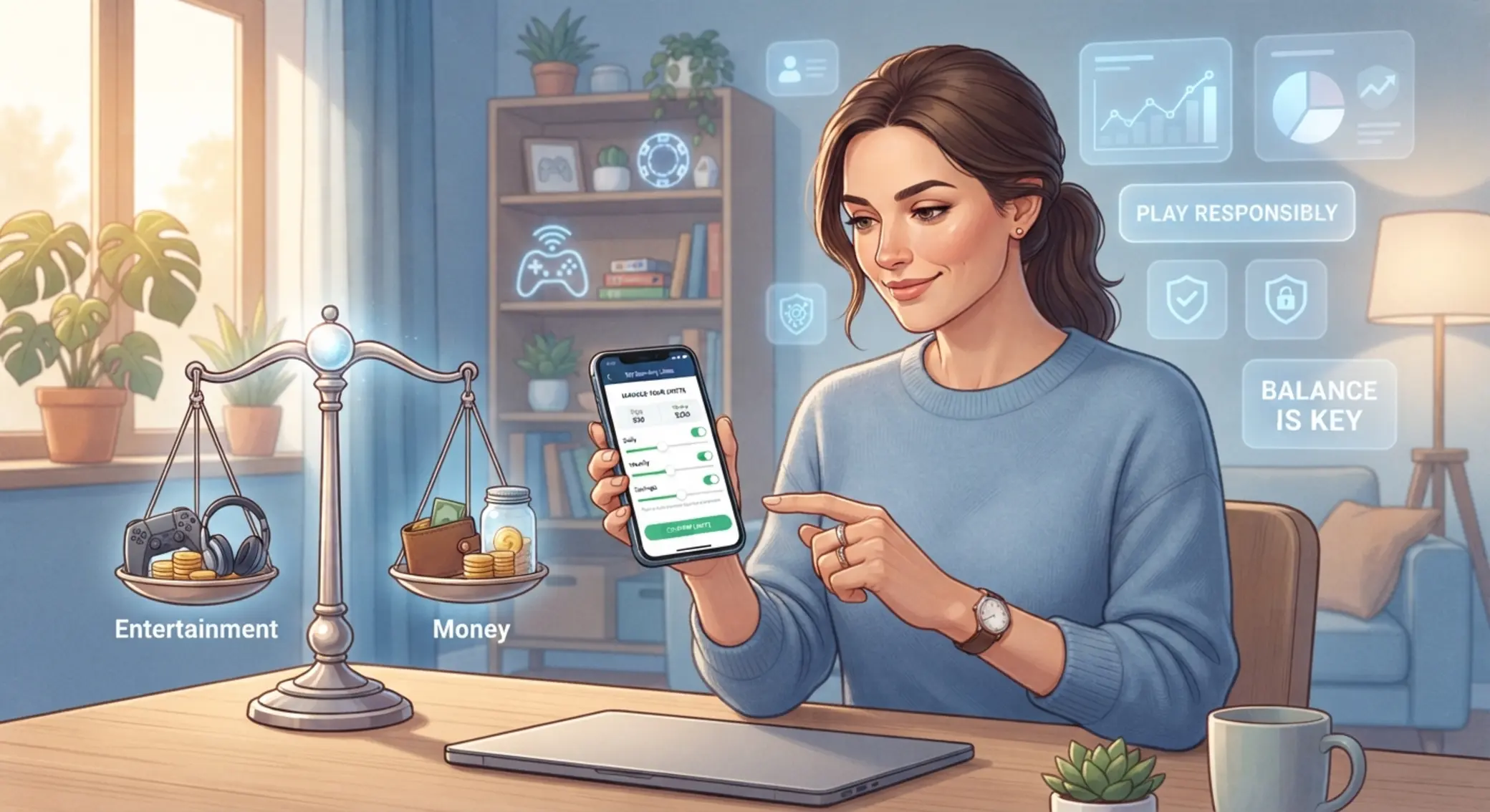 Felelős játék és limitbeállítás mobiltelefonon